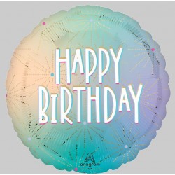 18" Pastel Dream Happy Birthday Foil Balloon
