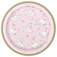 Swan Birthday Lunch plates (pack of 8)