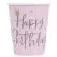 Swan Birthday Cups (pack of 8)