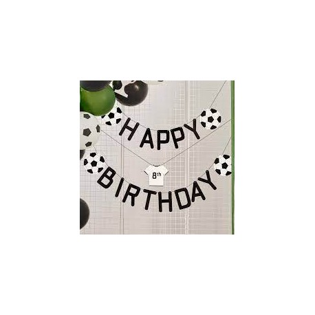 Kick Off The Party - Customisable birthday bunting
