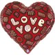 Chocolate Love You foil balloon