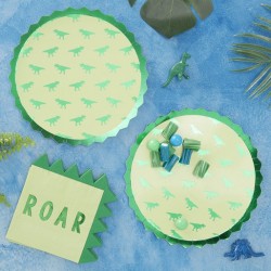 Roarsome- Dinosaur Lunch Plates (packs of 8)