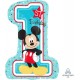 Mickey 1st Birthday SuperShape Foil Balloon