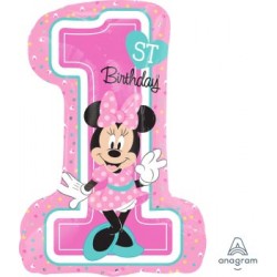 Minnie 1st Birthday SuperShape Foil Balloon