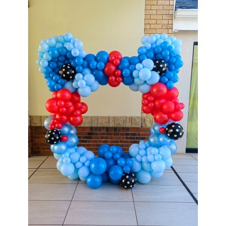 Mickey Face Balloon Garland ( 1.8 x 1.8m)