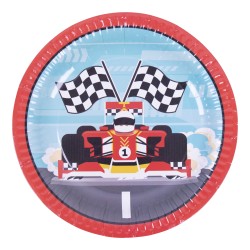 Racing Cars Paper Plates ( pack of 8)