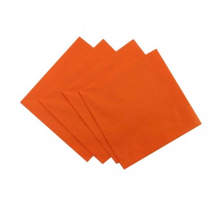 Orange Serviettes (pack of 10)