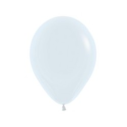 Plain Metallic White Balloon - Helium inflation available in store. My Party Supplies Broadacres