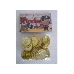 Plastic Pirate Coins - www.mypartysupplies.co.za