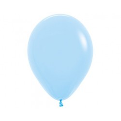 Plain Pastel Blue Balloons - Inflate your balloons in store. 