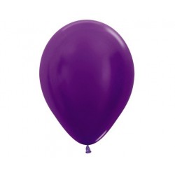 Plain Metallic Violet Balloons - Inflate your Balloons in store. 