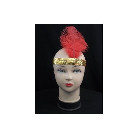 Pair this flapper headband with a boa and wig! 
