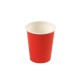 Plain red paper cups
