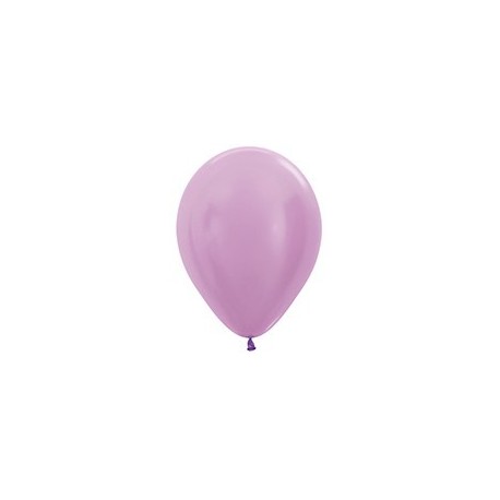 Plain Satin Pearl Lilac Latex Balloon - South Africa
