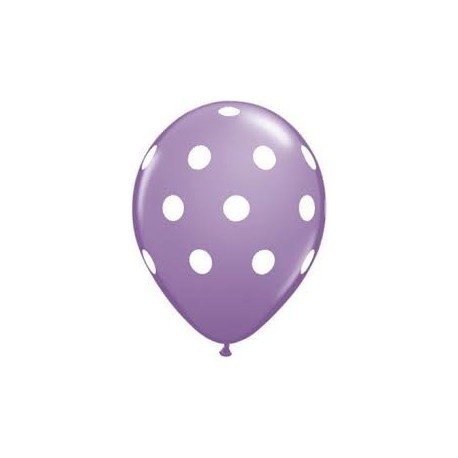 Purple Polka Dot Balloon
