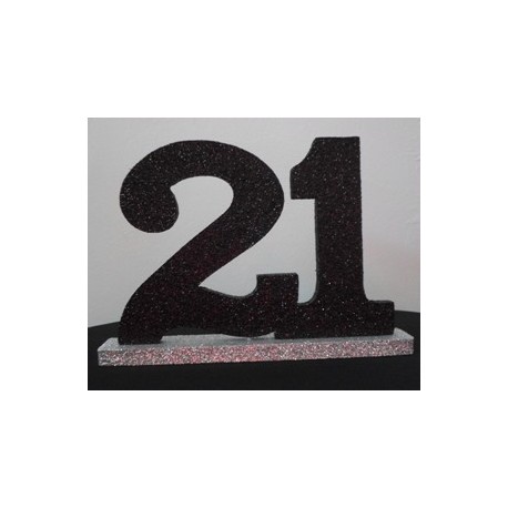 21st centrepiece 25cm Black