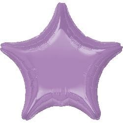 Pearl Lavender Star Foil Balloon - South Africa