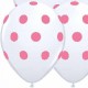 Powder Pink Polka Dots Latex balloons