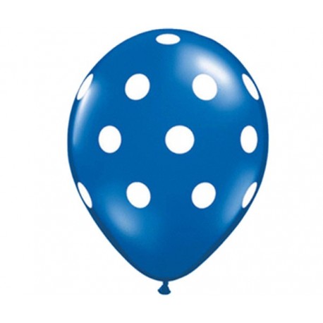 Dark Blue Polka Dot Balloon - www.mypartysupplies.co.za