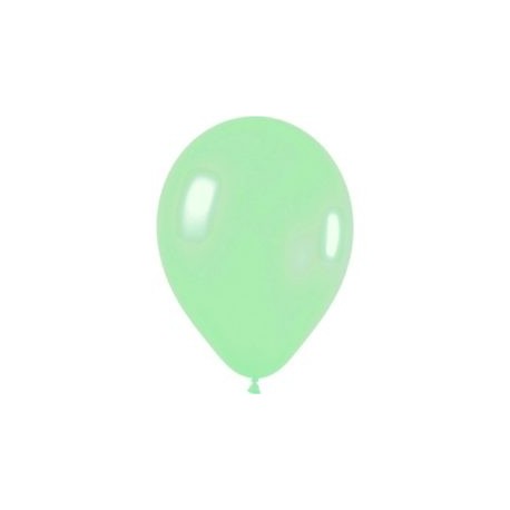 Plain Satin Pearl Green Latex Balloon - South Africa