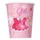 Baby Girl Clothesline Cups
