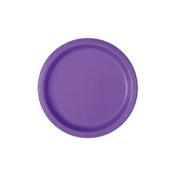 Neon Purple Paper Plates - South Africa 