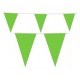 Lime Green Plastic Flag Bunting (2.5m)