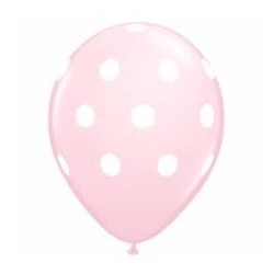 Pink Polka Dot Balloon x 1