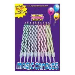 Magic Relighting Candles (10) - Make a wish... again.. and again... www.mypartysupplies.co.za