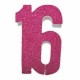 16 Poly number - Pink