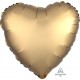Satin Gold Heart Foil Balloon