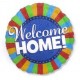 Welcome home foil balloon 