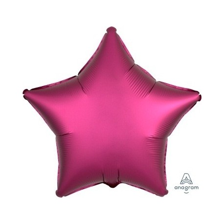 Satin Luxe Pomegrante Star Foil Balloon - South Africa