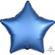 18" Satin Luxe Azure Star Foil Balloon