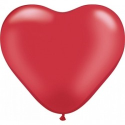 Red Heart Shape Latex Balloon - South Africa