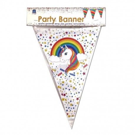 Rainbow Unicorn Flag banner