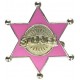 Sheriff Badge - Pink