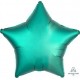 18" Satin Luxe Jade Star Foil Balloon