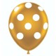Gold Polka Dot Balloon x 1