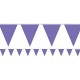Lilac Flag Bunting (2.5m)