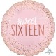 18" Sixteen Blush Foil Balloon