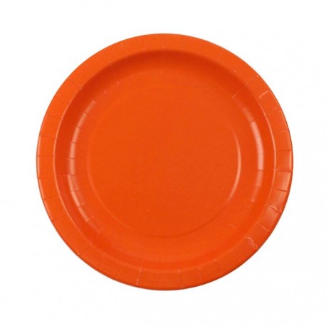Orange Plates (pack of 8)