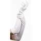 Gloves Material 45cm Long White