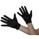 Gloves Material 23cm Short Black