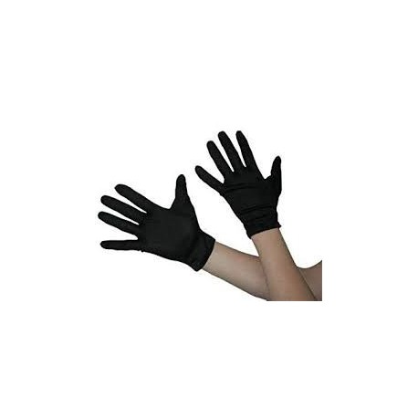 Gloves Material 23cm Short Black