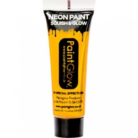 Neon Yellow Face Paint Tube (10ml)