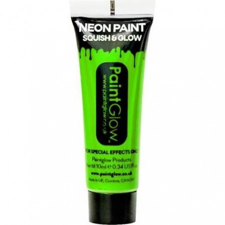 Neon Green Face Paint Tube (25ml)