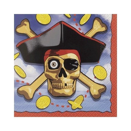 Pirate Bounty Serviettes (pack of 16)