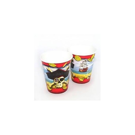 Pirate Bounty cups (pack of 8)