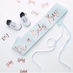 I'ts a Baby Boy Sash | Baby shower party supplies South Africa 